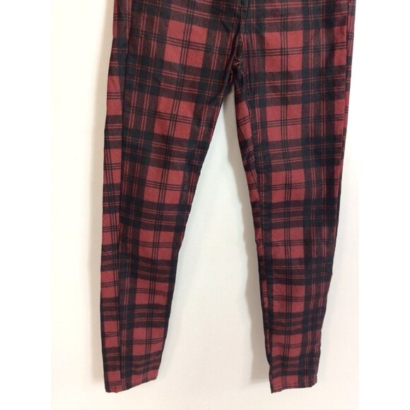 Zara Plaid Pants Grunge Y2K Womens 2 - Picture 3 of 9